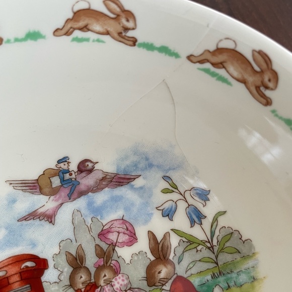 Vintage Royal Doulton Bunnykins bowl. 1970s. - Picture 4 of 5